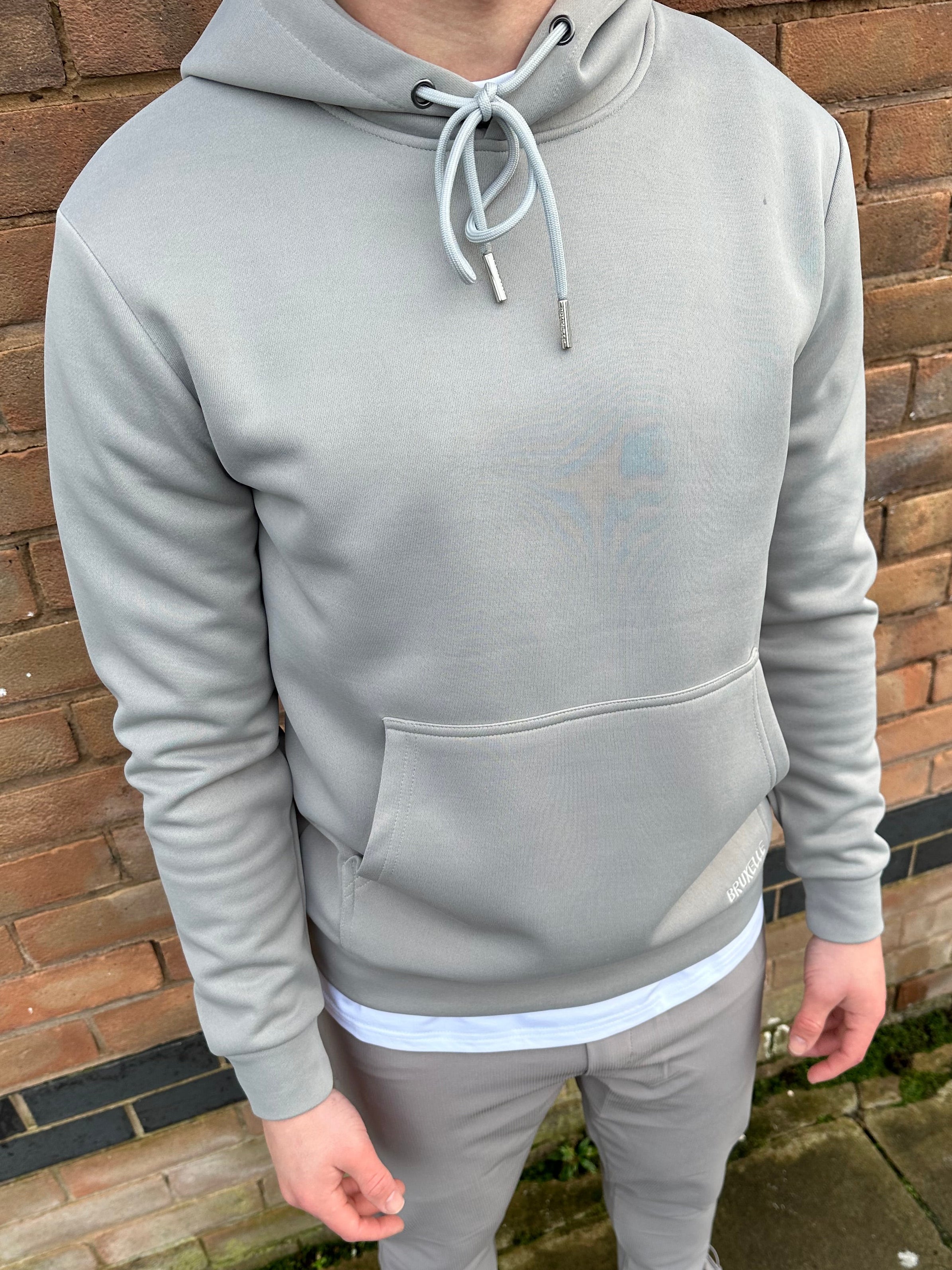 Interlock Hoodie - Stone